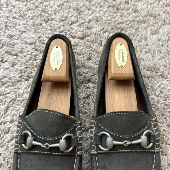 Vintage Gucci Horsebit Loafers Green Leather Made In Brazil Size 40 / USA 7 main image 10